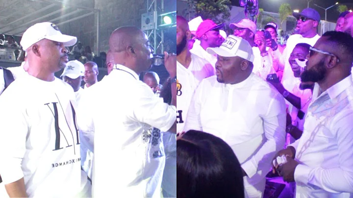 MOMENT MC OLUOMO TEAM LAGOS SHUT DOWN K1 DE ULTIMATE ALL WHITE PARTY