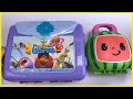 🎒 Flying Larva toy set with funny watermelon suitcase