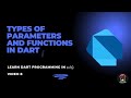 Understanding Parameters in Dart | Tamil Tutorial with Examples