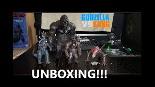 Godzilla vs Kong: Playmates Figures Unboxing (Spoilers!!!)