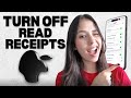 How to Turn Off Read Receipts on iPhone (Messages &amp; iMessage Settings)