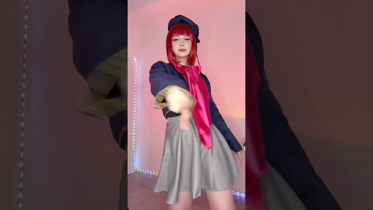 The jacket is a little big for me🫣 #cosplay #kanaarima #mystar #dance #anime #tiktok #shorts