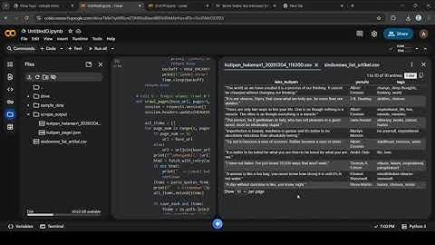 Perbandingan Dua Web Scraping Python.