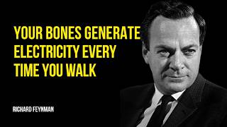 Your Bones Generate Electricity Every Time You Walk | Richard Feynman Explain's