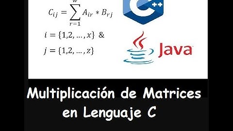 MULTIPLICACIÓN MATRICES LENGUAJE C
