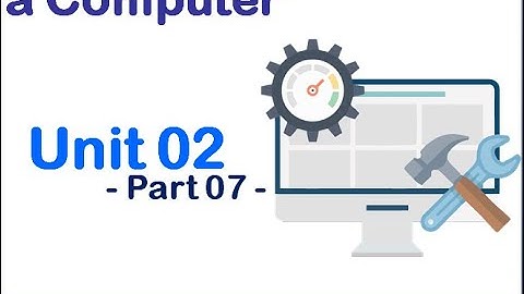 Configuring & Formatting a Computer - Grade 08 - Unit 02 - Part 7 - Tamil