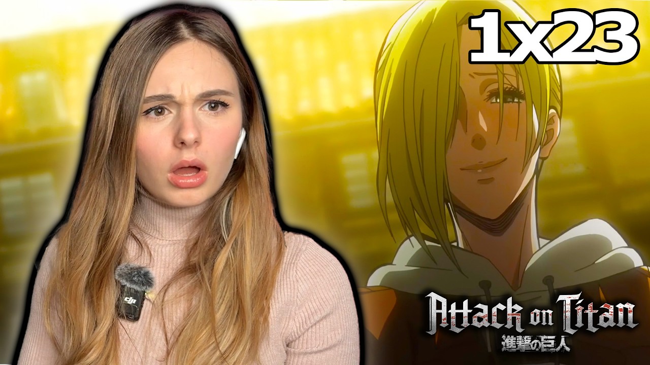 ANNIE REVEAL!? NON-ANIME FAN Reacts to ATTACK ON TITAN S1 Episode 23 | ANIME REACTION