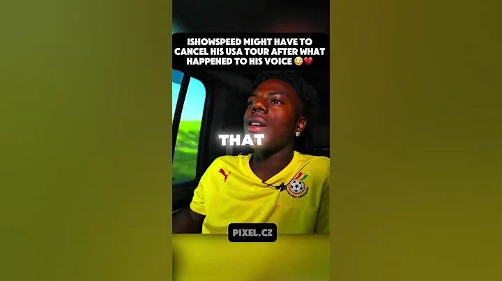 Speed might have to cancel his USA tour after what happened to his voice 😭💔 #ishowspeed #shorts