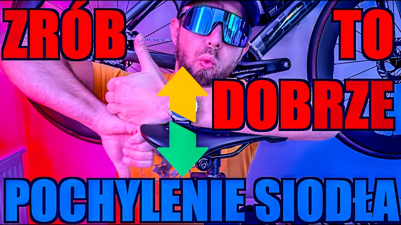 ŹLE pochylone siodło = DRĘTWIEJESZ i tracisz moc! Ustaw to poprawnie! Pochylenie siodła góra/dół