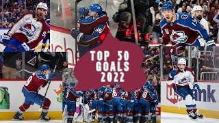 Top 50 Colorado Avalanche Goals of 2022