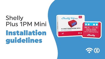 Shelly Plus 1PM Mini - Installation video