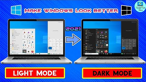 How to Enable and Disable Dark Mode in Windows 10 (Official) | Thanjai Tech Videos