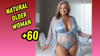 Natural Older Woman Over 50 | Classy Attractively Dressed | Attractive Older Women