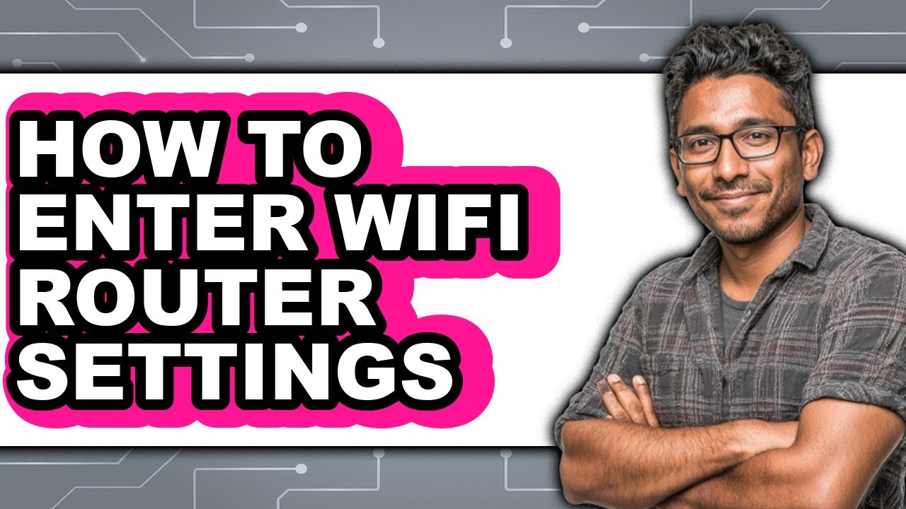 Nter Now Router How to Enter Wifi Router Settings - Step by Step - YouTube
