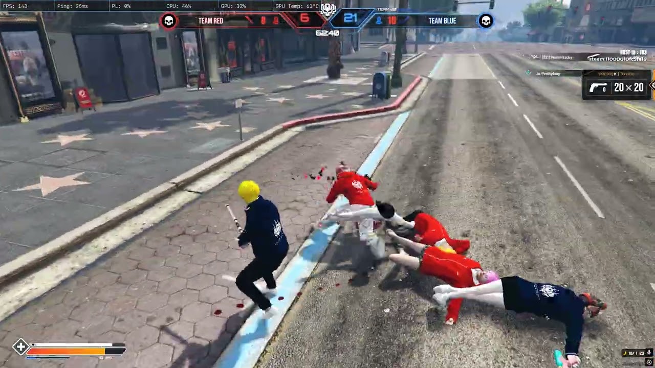 ไล่รื้อสตาร์ชิวๆเเต่ดันเจอทีเด็ดท้ายคริป  #fivem