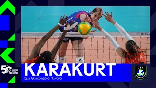 Novara's Ebrar Karakurt I MVP Performance vs. Eczacibasi Dynavit ISTANBUL I Semifinals #clvolleyw