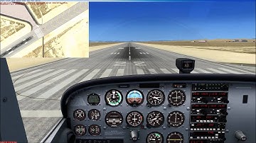 Short Field Landing w/ A2A Simulations Cessna 172 Trainer