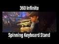 360INFINITE custom made  two tier Double Tilted Rotating Spinning Keyboard Stand 回転キーボードスタンド