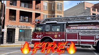 🔥FIRE🔥 Chicago Fire Department full house response *auto radio*