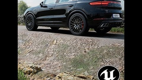 Porsche Cayenne Coupe 2021 - UE4 RTX Raytracing Automotive rendering