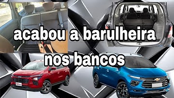 Acabe com barulho nos bancos do chevrolet spin onix traker cobalt. #spin2023 #chevrolet