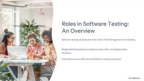 Roles in Software Testing "Tester vs Test Manager "