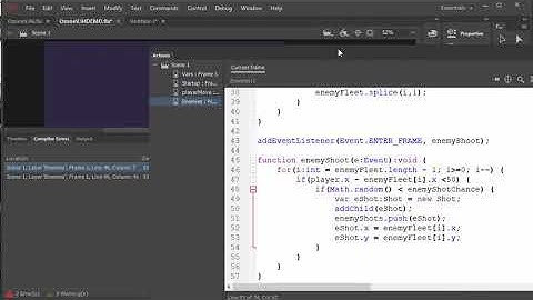 Actionscript 3 Catch&Avoid Game Tutorial: V05 Enemy Shooting