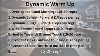 Dynamic Warm Up Before Workout [8 minutes]