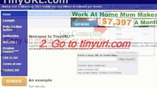How to shorten long url by using tinyurl.com screenshot 4
