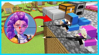 Download Lagu MIPAN \u0026 ZUZUZU BERBURU RUMI KPOP DEMON HUNTERS DENGAN SNIPER DI MINECRAFT! MP3