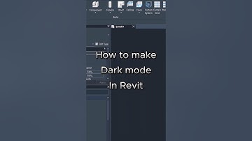 Dark mode in Revit #tutorial #3d #revit #revittutorials