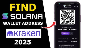 How to Find Solana Wallet Address on Kraken with QR Code