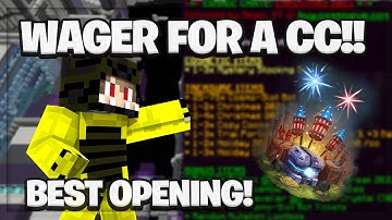 HUGE 1v1 WAGER FOR A COSMIC CRATE!!!! (TURNS INTO BEST OPENING EVER!!) PART 1/2 | CosmicPVP Factions