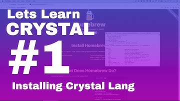 Crystal Lang Tutorial:Installing Crystal Programming Language
