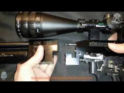 weihrauch-hw100-partial-disassembly-and-power-adjustment,-hammer-and-regulator