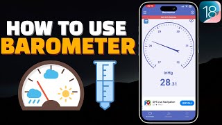 How to Use a Barometer on an iPhone screenshot 5