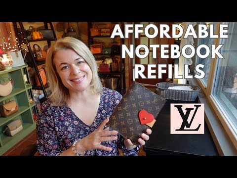 Louis Vuitton Notebook Cover and Info about Affordable Refills 