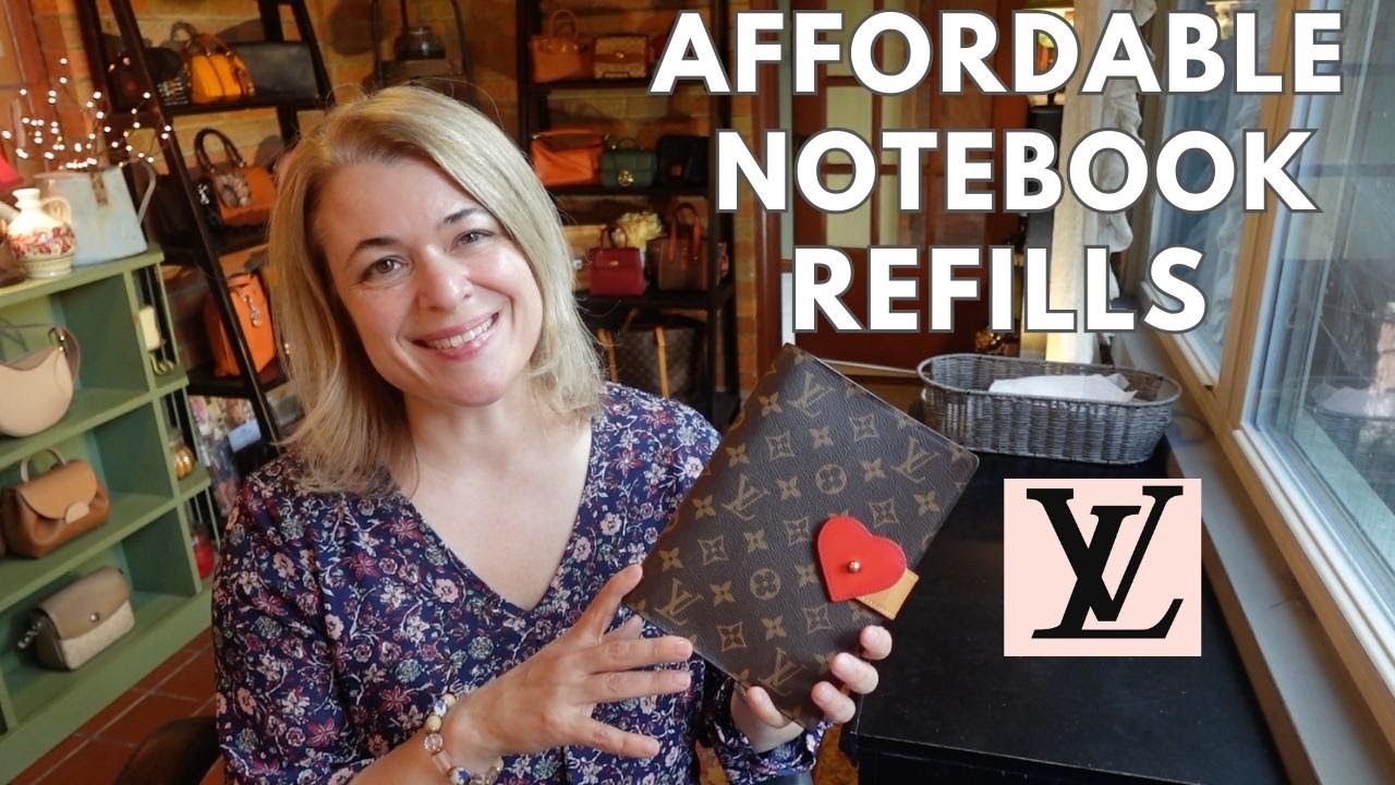 Louis Vuitton Notebook Cover and Info about Affordable Refills 