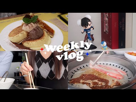 weekly vlog ☕️ | what I ate, shopping, redecorating (lots of food!)