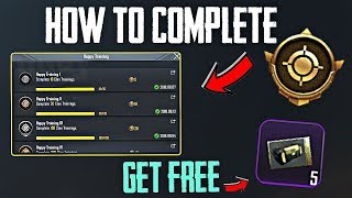 HOW TO COMPLETE HAPPY TRAINING ACHIEVEMENT IN PUBG MOBILE ??