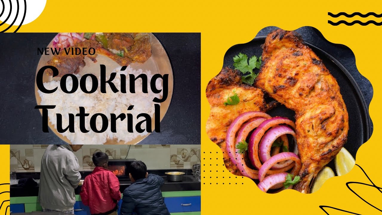 No Tandoor! Oven Chicken Tandoori by My Husband 🔥| Vlog 