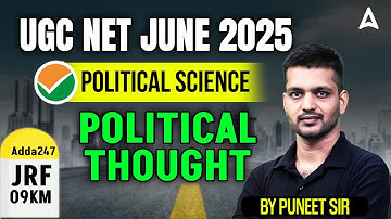 UGC NET Political Science Unit 2 | Political Thought By Puneet Sir