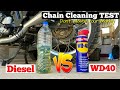 Diesel vs wd40 for cleaning motorcycle chain  dont waste your money