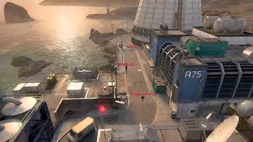 First Blood Combat Axe Across the Map on Meltdown (omg its gary c)(Black Ops 2)