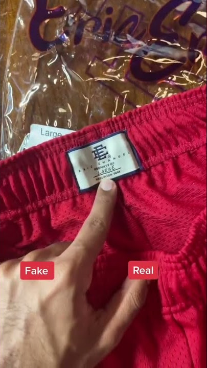 Real vs Fake Eric Emanuel | HOW TO SPOT A FAKE EE SHORTS