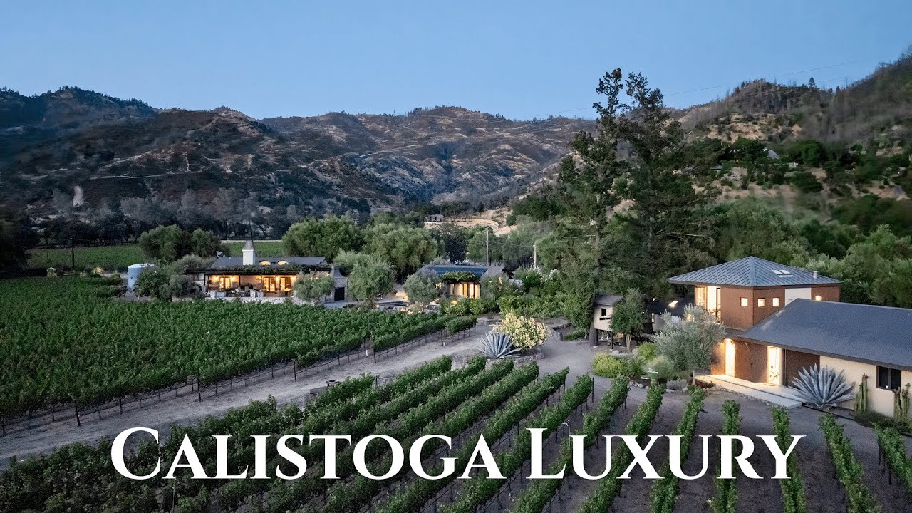 800 Lonmel Napa Valley Tour | $4.65M Calistoga Luxury Real Estate