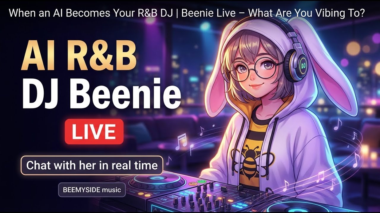 Beenie is LIVE now — your 24/7 Neo-soul and R&B AI DJ you can actually talk to