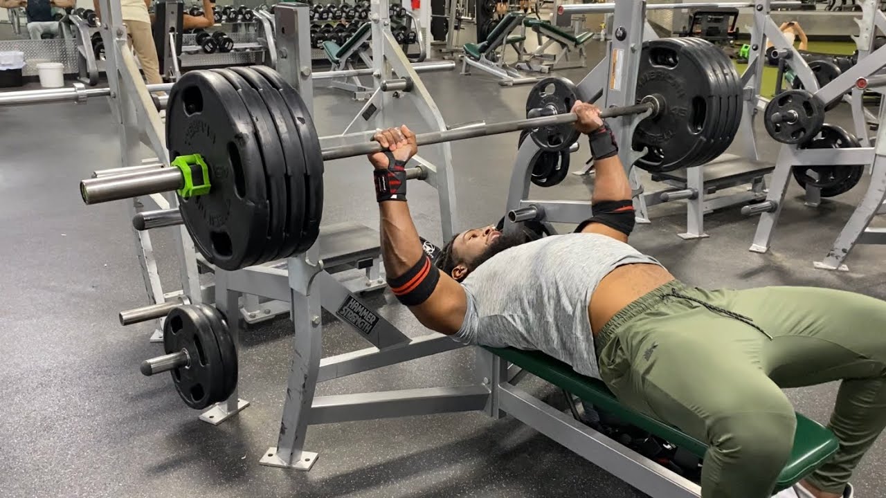 He is Way Too Strong… | 405 Bench - YouTube