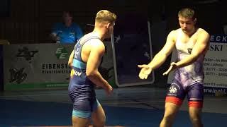 Wrestling/Ringen Landesliga Sachsen, Aue II - Greiz II, 130 kg, Greco, Müller - Thiele