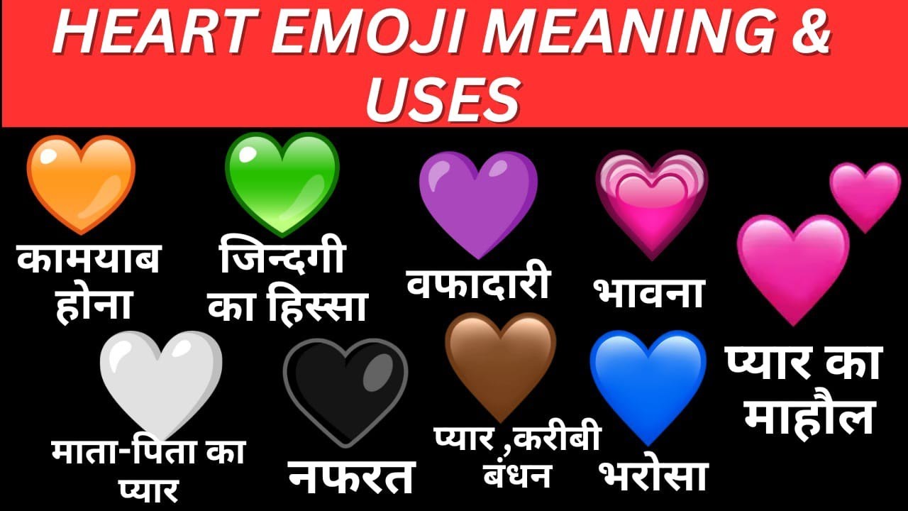 All Herat Emojis Meanings || Whatsapp ๏ธLove Heart๐ Emoji Meaning & Uses ...